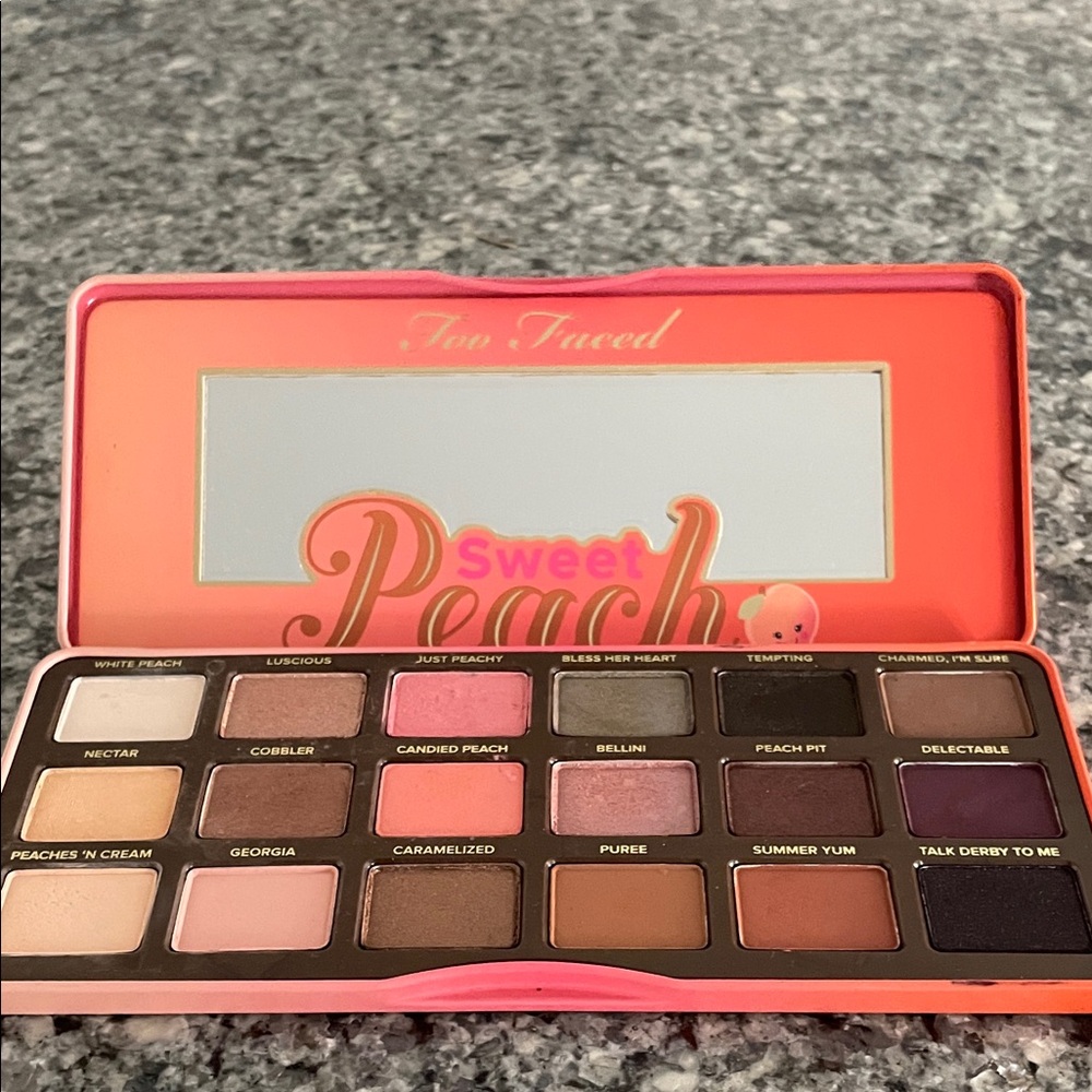 Too Faced Sweet Peach Eyeshadow Palette - Peachy Pinks and Warm Browns